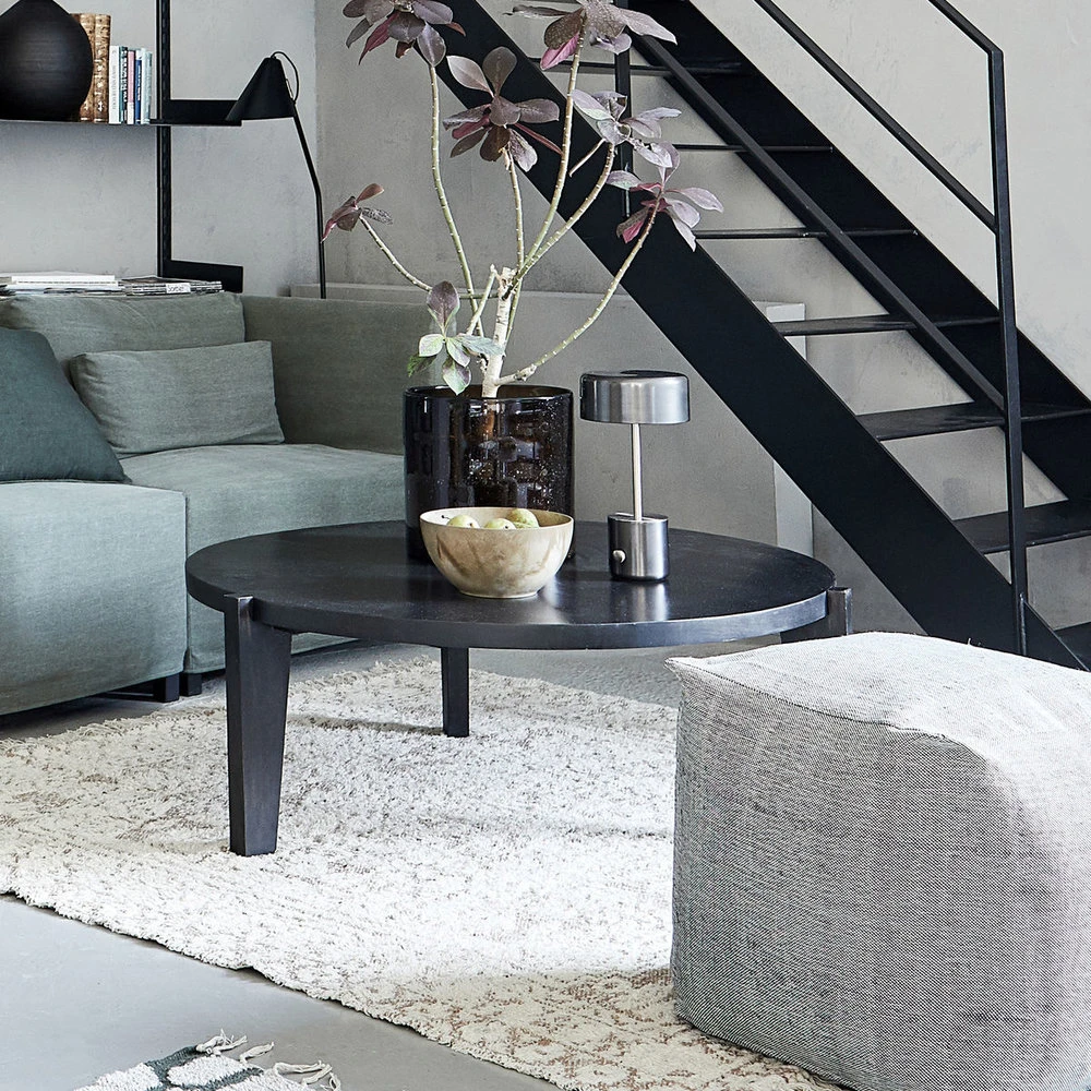 House Doctor Bali Salontafel - Zwart Ø110cm - Afbeelding 3