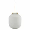 House Doctor Ball Hanglamp Wit Glas