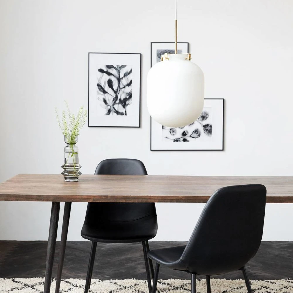 House Doctor Ball Hanglamp Wit Glas - Afbeelding 3