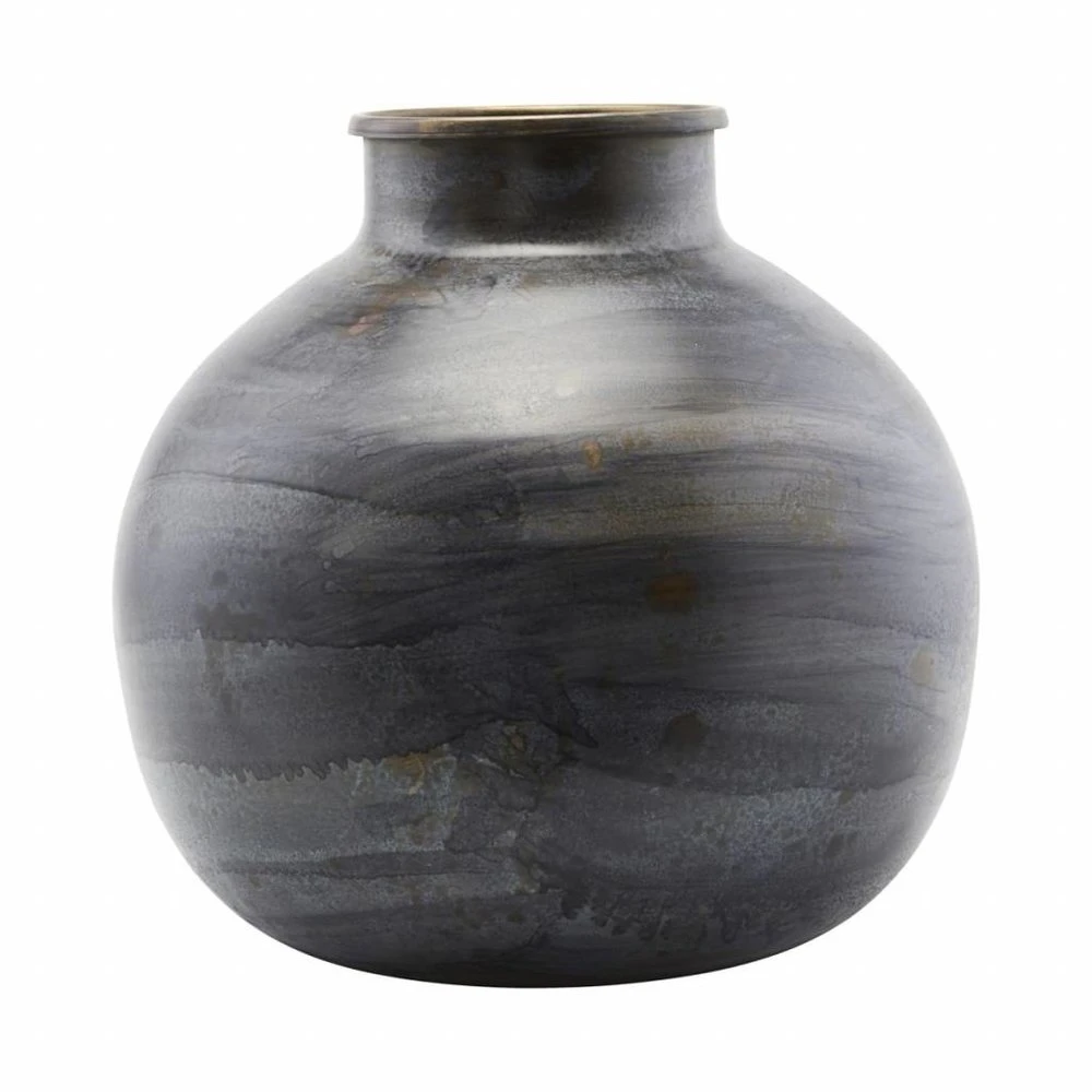 House Doctor Etnik Vaas Blauw ø30x30cm