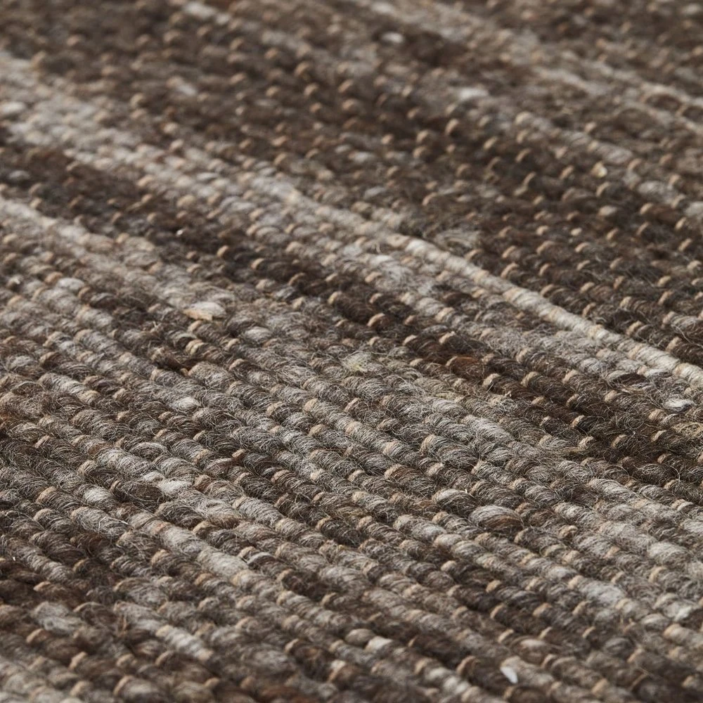 House Doctor Hafi Vloerkleed - Bruin 180x180cm - Afbeelding 3