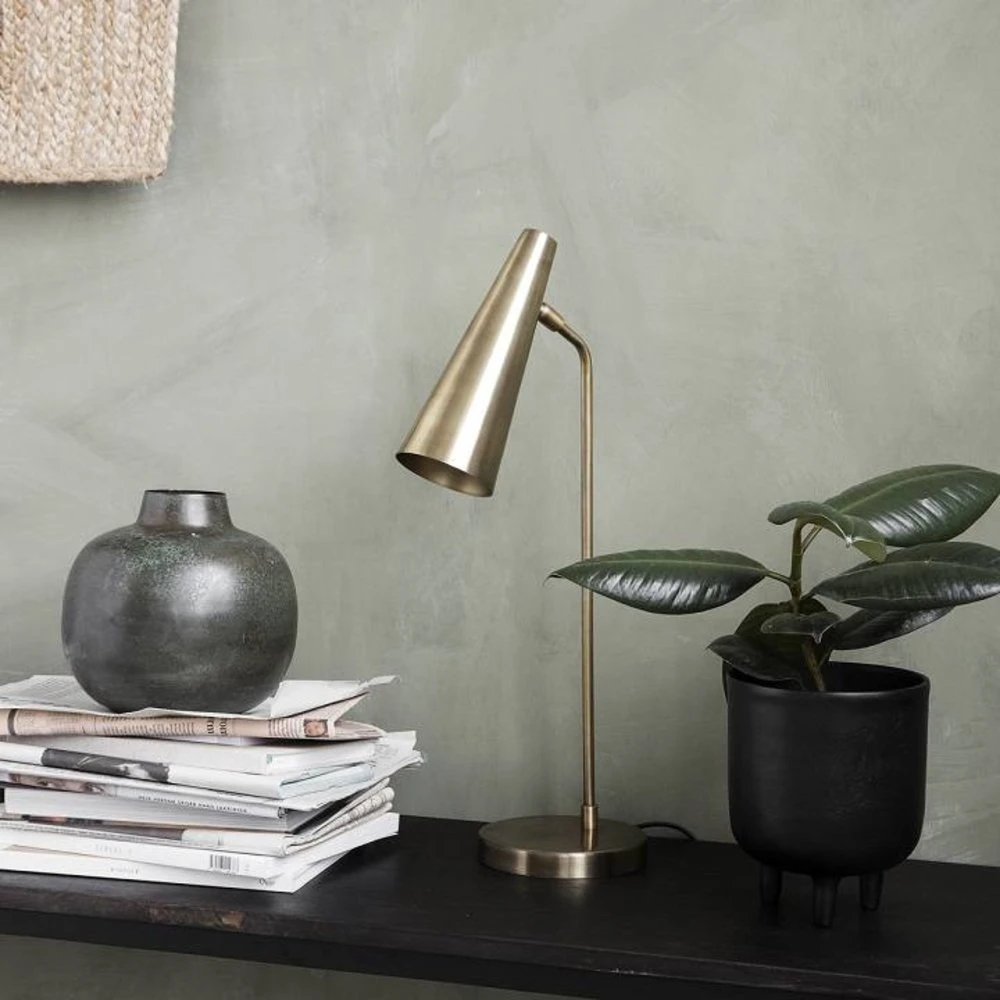 House Doctor Jang Bloempot Zwart Ø15cm - Afbeelding 2