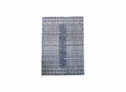 House Doctor Julia Vloerkleed 160x230 Cm Zwart Wit Katoen