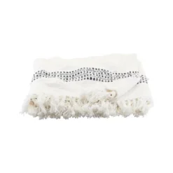 House Doctor Kolonia Plaid Wit 180x130cm