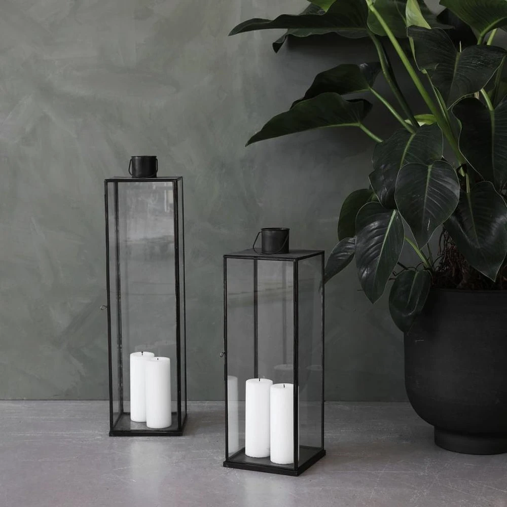 House Doctor Narrow Kandelaar Glas 20x20x60,5cm - Afbeelding 3