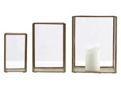 House Doctor Pillar Kandelaar Set Van 3 Messing