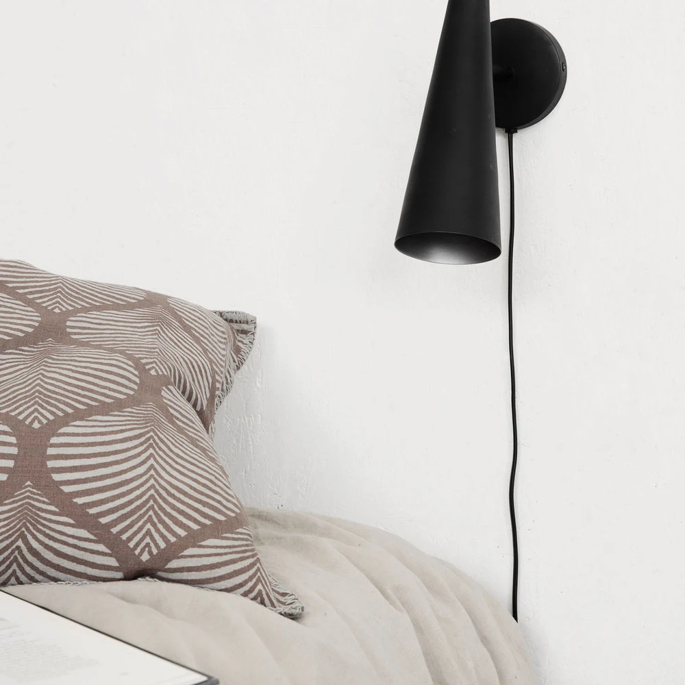 House Doctor Precise Wandlamp - Mat Zwart - Afbeelding 4