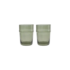 House Doctor Rain Glazen Groen Set Van 6 Stuks 10,5cm - 262681013