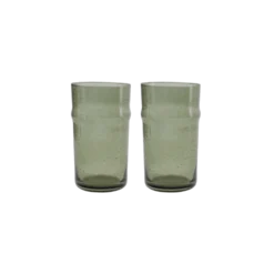 House Doctor Rain Glazen Groen Set Van 6 Stuks 14cm - 262681014