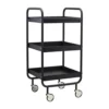 House Doctor Roll Trolley Zwart Metaal