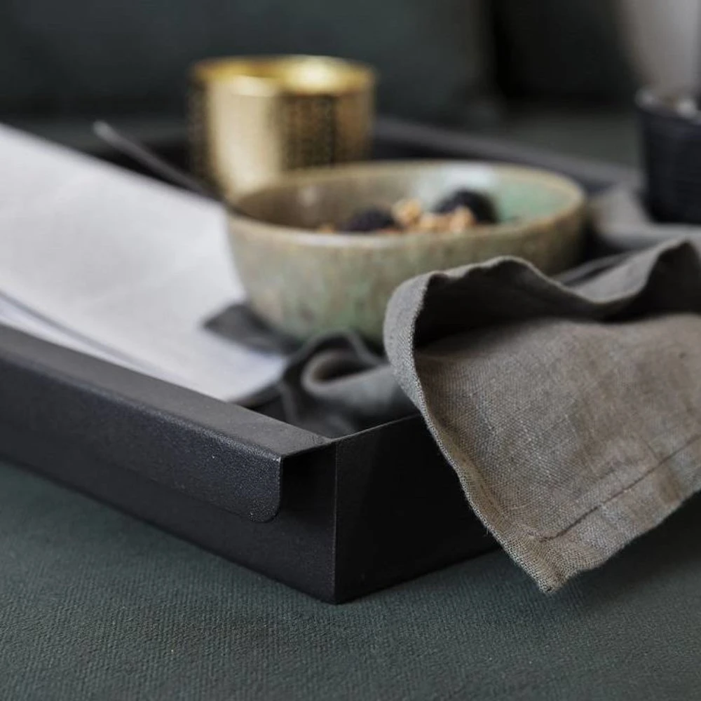 House Doctor Roll Trolley Zwart Metaal - Afbeelding 4