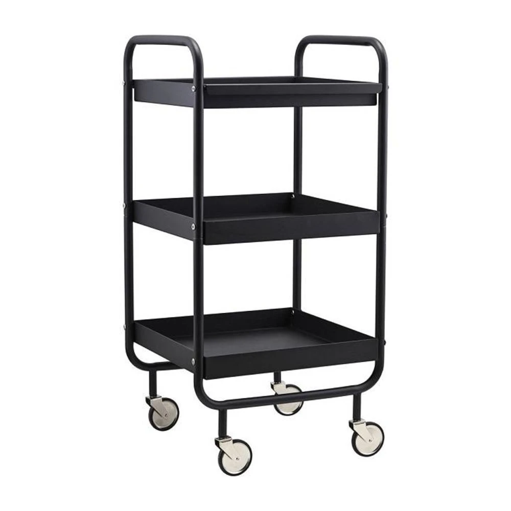 House Doctor Roll Trolley Zwart Metaal