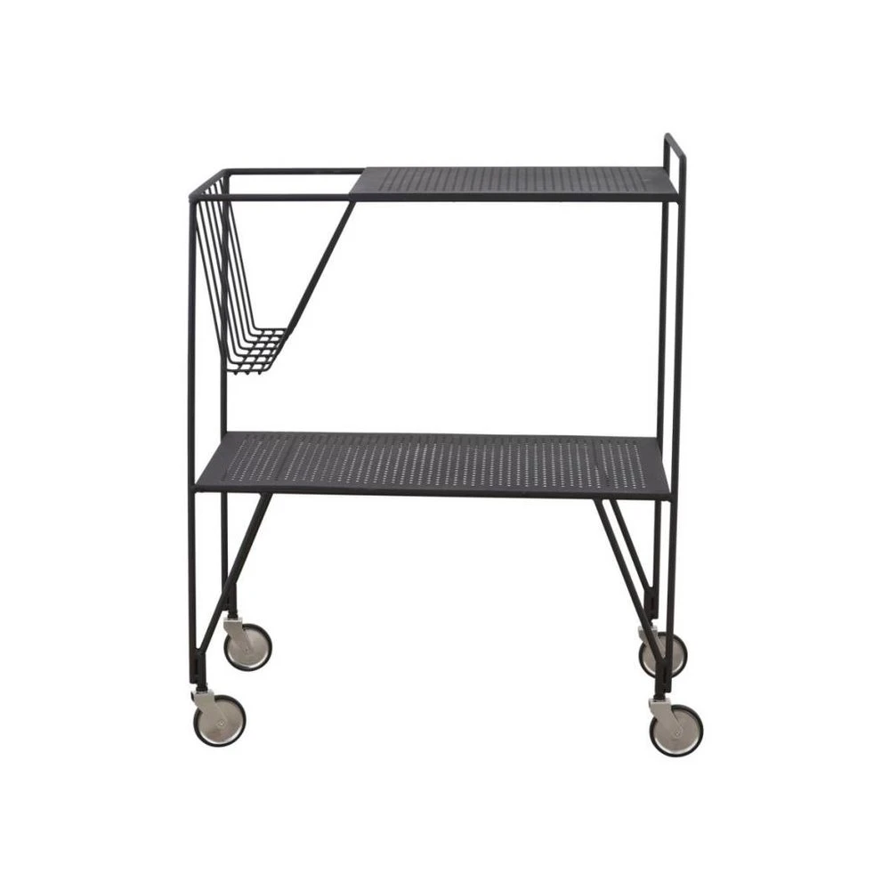House Doctor Use Trolley Zwart Metaal